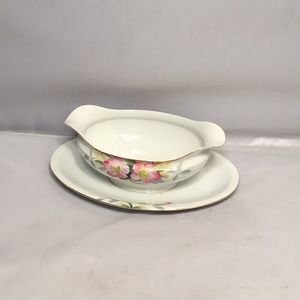 NORITAKE AZALEA GRAVY BOAT TRAY